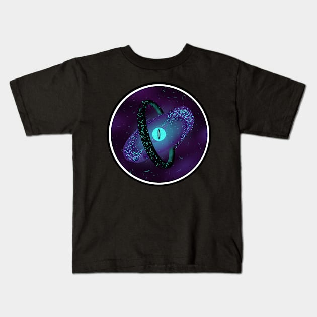 Galactic Angel Kids T-Shirt by AnthonyPanics